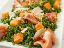 Close-up of Butternut and Prosciutto Salad, as seen on The Pioneer Woman, Season 18.