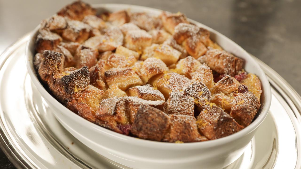 Raspberry Baked French Toast
