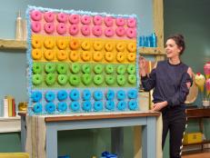 Katie Lee shares a DIY Donut Wall, as seen on Food Network's The Kitchen