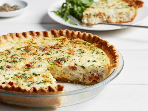 Crab and Bacon Quiche