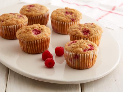 Whole-Wheat Raspberry Muffins