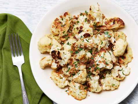 Roasted Cauliflower with Brown Butter Breadcrumbs