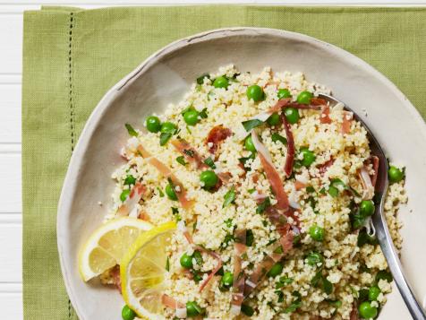 Couscous with Peas and Prosciutto