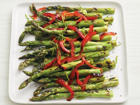 Grilled Asparagus and Bell Pepper