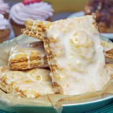 A childhood favorite, Pop Tarts, get an adult upgrade at Flour Bakery as seen on Food Network's Baked, Season 1.