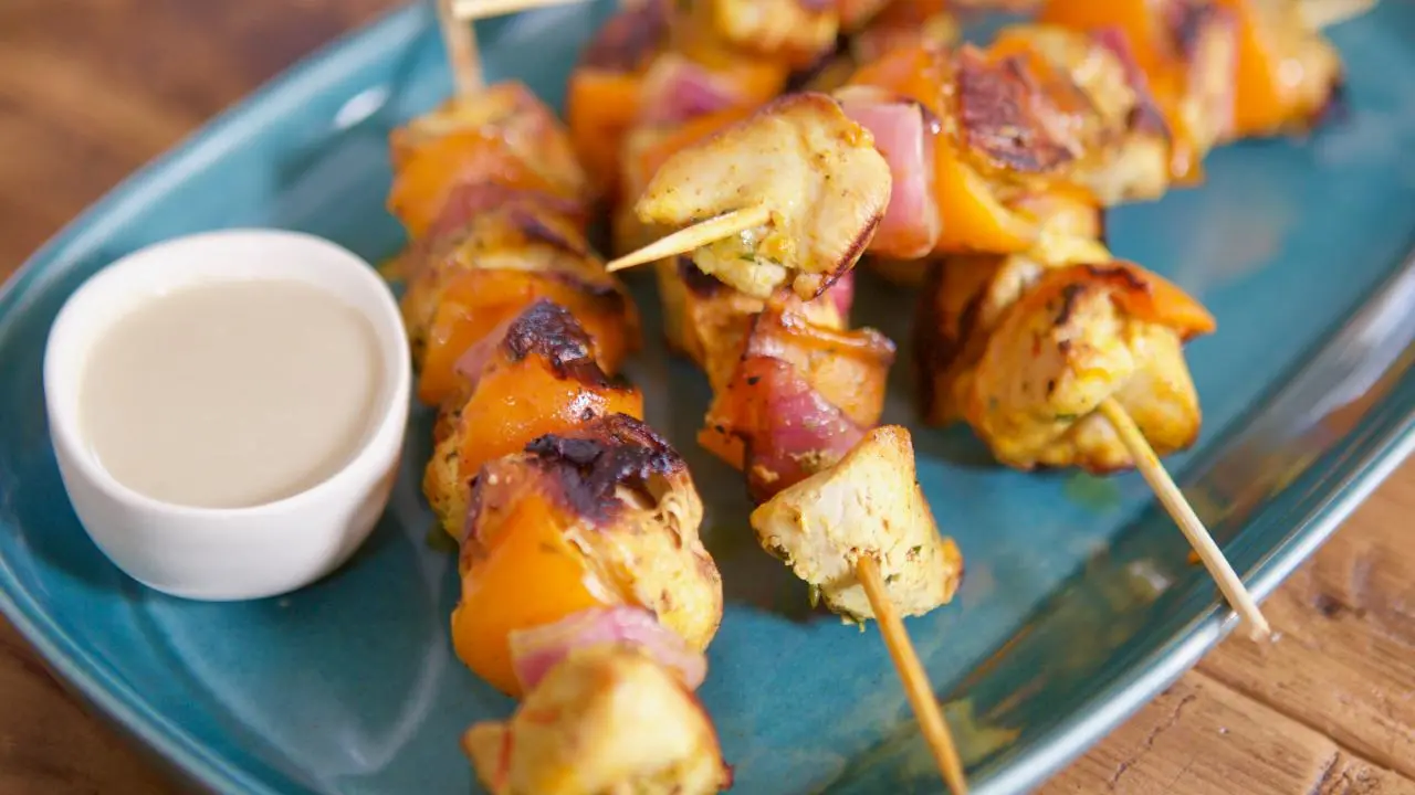 Marinated Chicken Skewers