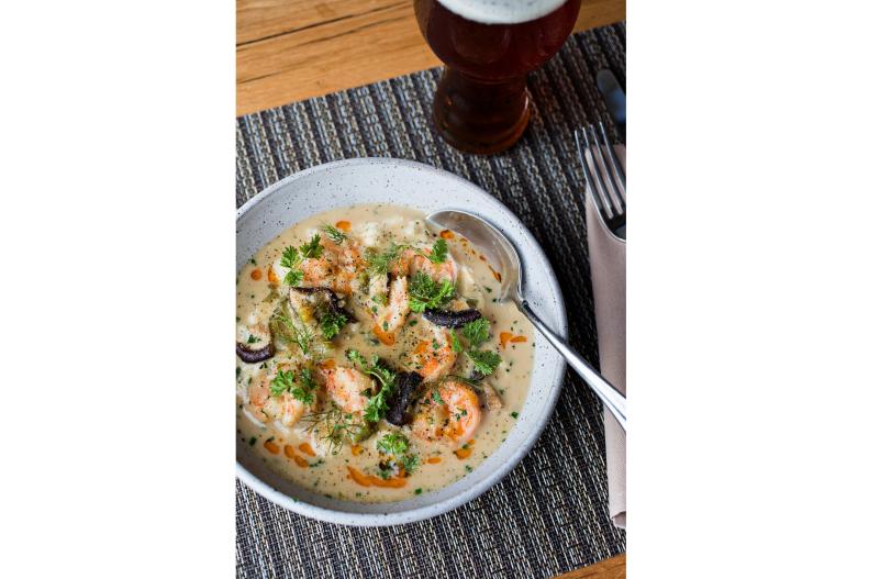 New on the scene in 2018, but a sister to outposts in Charleston, Greenville and Nashville, Husk pays homage to the indigenous ingredients and heirloom products of coastal Georgia. Located in the heart of the historic district, it has a Southern-inspired menu that highlights local and regional ingredients and farmers, and changes daily, based on seasonality and availability. Dishes like country ham biscuits with purple ribbon cane syrup from Sapelo Island, sassafras-glazed pork ribs with pickled Georgia peaches and butter beans, and Georgia shrimp and grits with tomato and sweet corn celebrate the region's bounty while striving to refine Savannah cooking and changing the way we look at Southern cuisine.