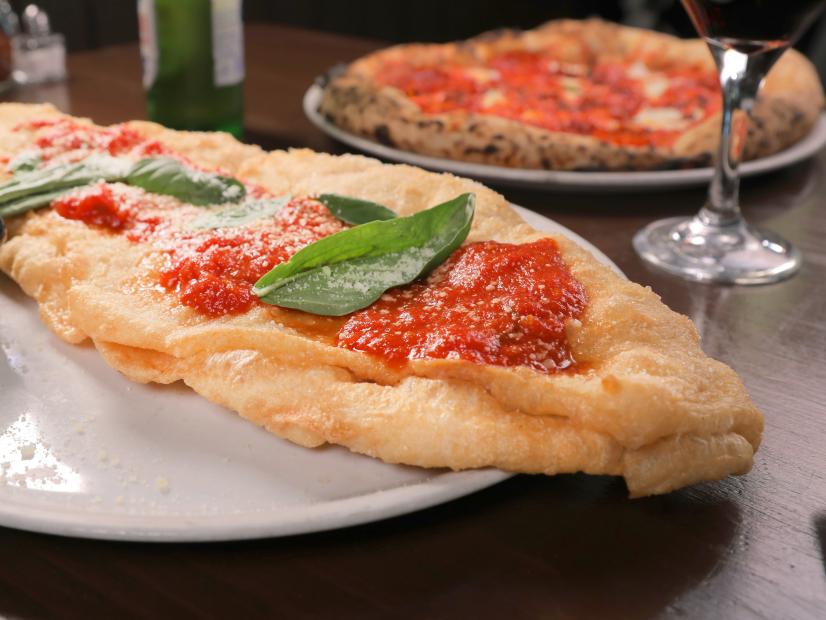 The Pizza Fritte as Served at La Piazza Al Forno in Glendale, Arizona, as seen on DDD Nation, Special.