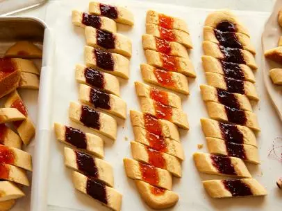 Bake and Slice Thumbprint Cookies