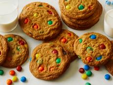 We took our favorite chocolate chip cookie recipe and increased the brown sugar to make The Best M&M Cookies extra moist and chewy. Save some extra candy for topping each cookie before baking. The result, cookies that look just as good as they taste!