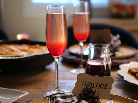 Concord and Cranberry Kir Royale