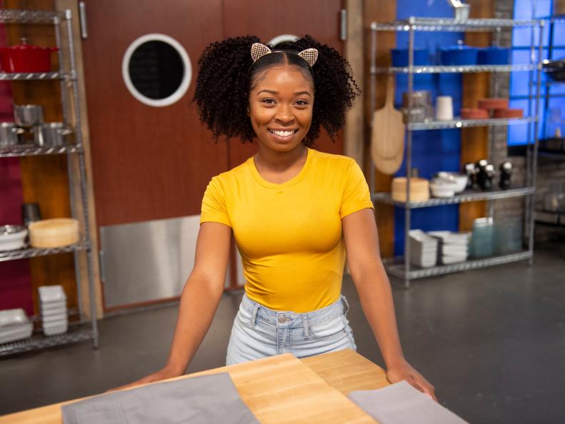 Contestant Shannon Akins, as seen on Worst Cooks In America, Season 18.