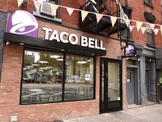 NEW YORK, NY - SEPTEMBER 18:  A view of Taco Bell  located at 321 1st Ave. in Manhattan.  (Photo by Dave Kotinsky/Getty Images for Taco Bell)
