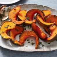 Food Network Kitchen’s Brown Butter Sage Buttercup Squash, as seen on Food Network.