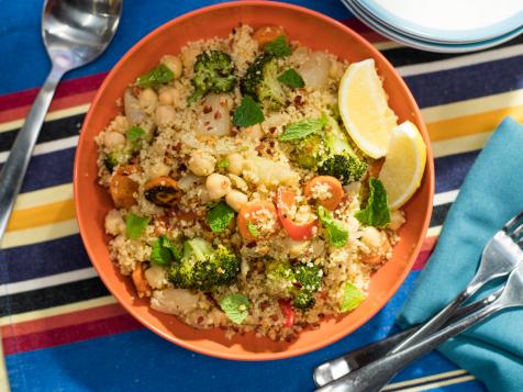 Cheat Sheet Roasted Vegetable Couscous