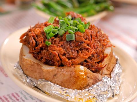 BBQ Stuffed Baker with Chopped Beef