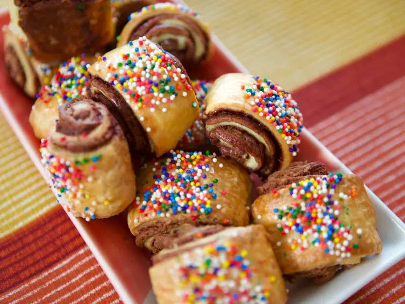 Molly Yeh's Chocolate Sea Salt Rugelach , as seen on Girl Meets Farm, Season 3.