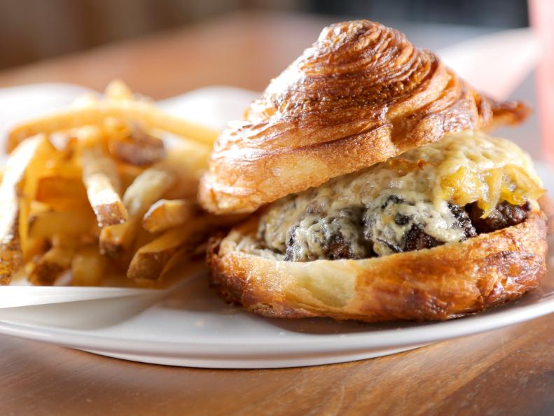 The Ethos Burger as Served at Ethos Bakery and Café in Richland, Washington, as seen on Diners, Drive-Ins and Dives, Season 29.