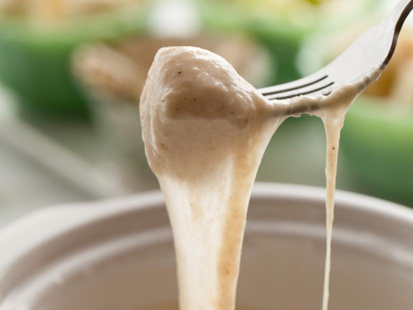 Close-up of Slow Cooker Fondue