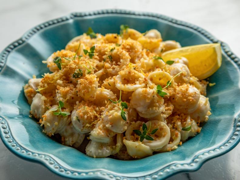 Close-up of Lemon Pasta Pronto