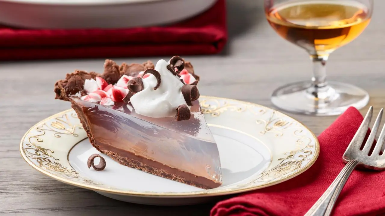 Clear Peppermint Meringue Pie