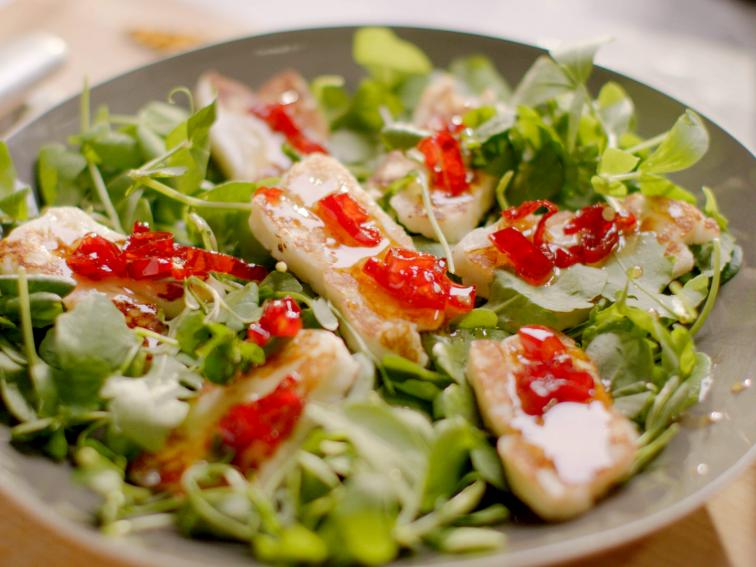 Halloumi With Quick Sweet Chilli Sauce Recipe Nigella Lawson Food