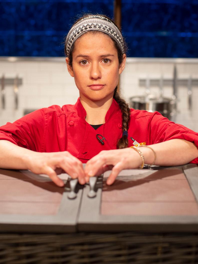 Contestant Fernanda Tapia during the Champions Tournament, as seen on Chopped, Season 45.