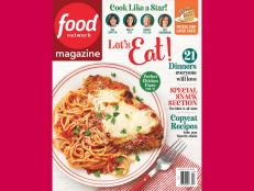 Cook like a star this month with Food Network Magazine's March 2020 issue. Inside, you'll find new dinners everyone will love, plus dozens of healthy snack recipes. And don't forget to submit your bracket for our "Tournament of Champions" contest for a chance to win $500.