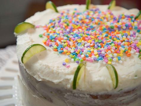 Key Lime Vanilla Birthday Cake