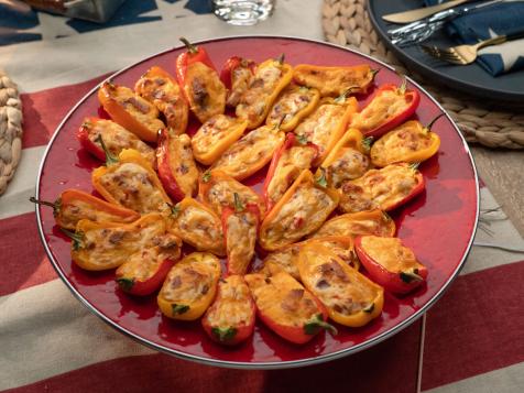 Mini Bell Pepper Poppers with Bacon
