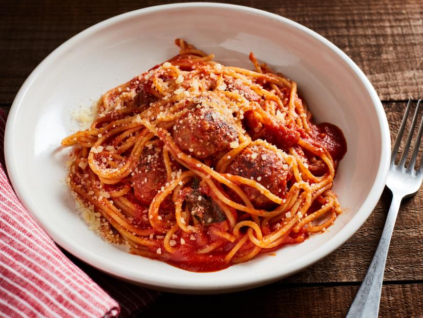 Minute Instant Pot Spaghetti With Sausage Meatballs Recipe Food