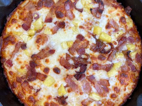 The Mauro Family Bacon and Pineapple Pan Pizza