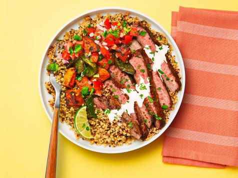 Steak, Veggie and Quinoa Bowls