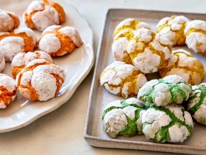 Citrus Crinkle Cut Cookies