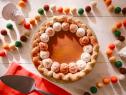 Food Beauty of Molly Yeh's Pumpkin Pie with Whipped Cream & Cinnamon ,as seen on Girl Meets Farm, Season 6.