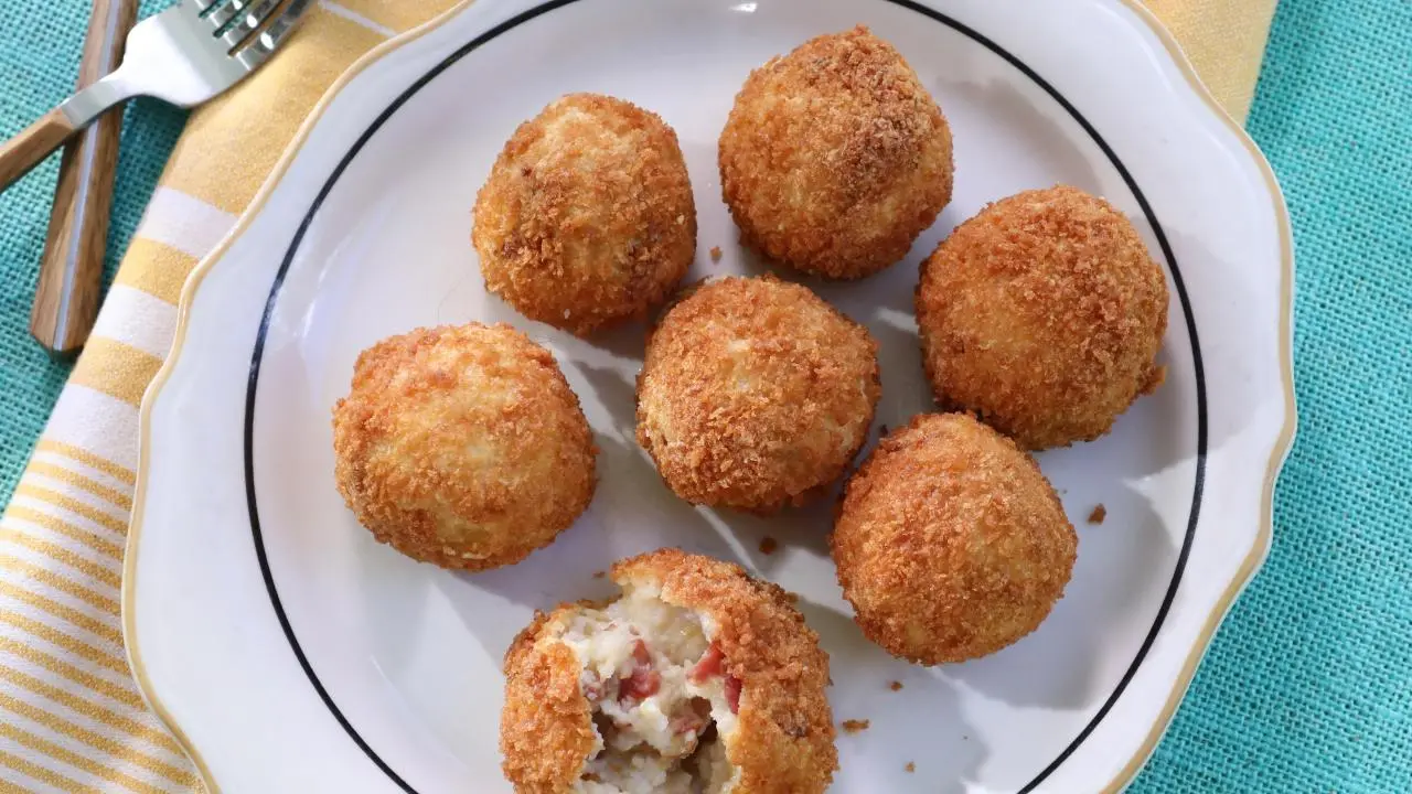 Cheesy Country Ham Grit Balls