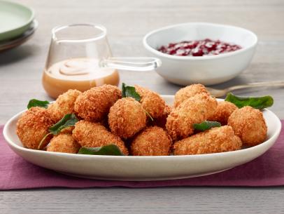 Food Network Kitchen’s Turkey and Mashed Potato Croquettes, as seen on Food Network.
