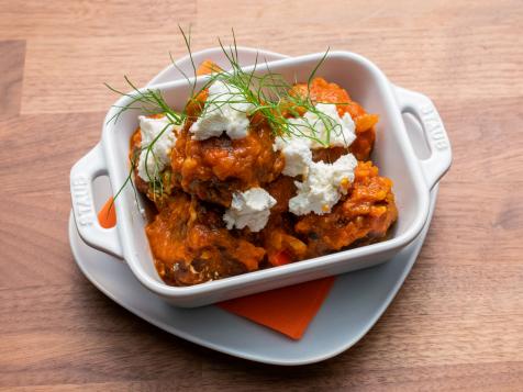 Lamb Meatballs with Roasted Red Pepper and Fennel Sauce
