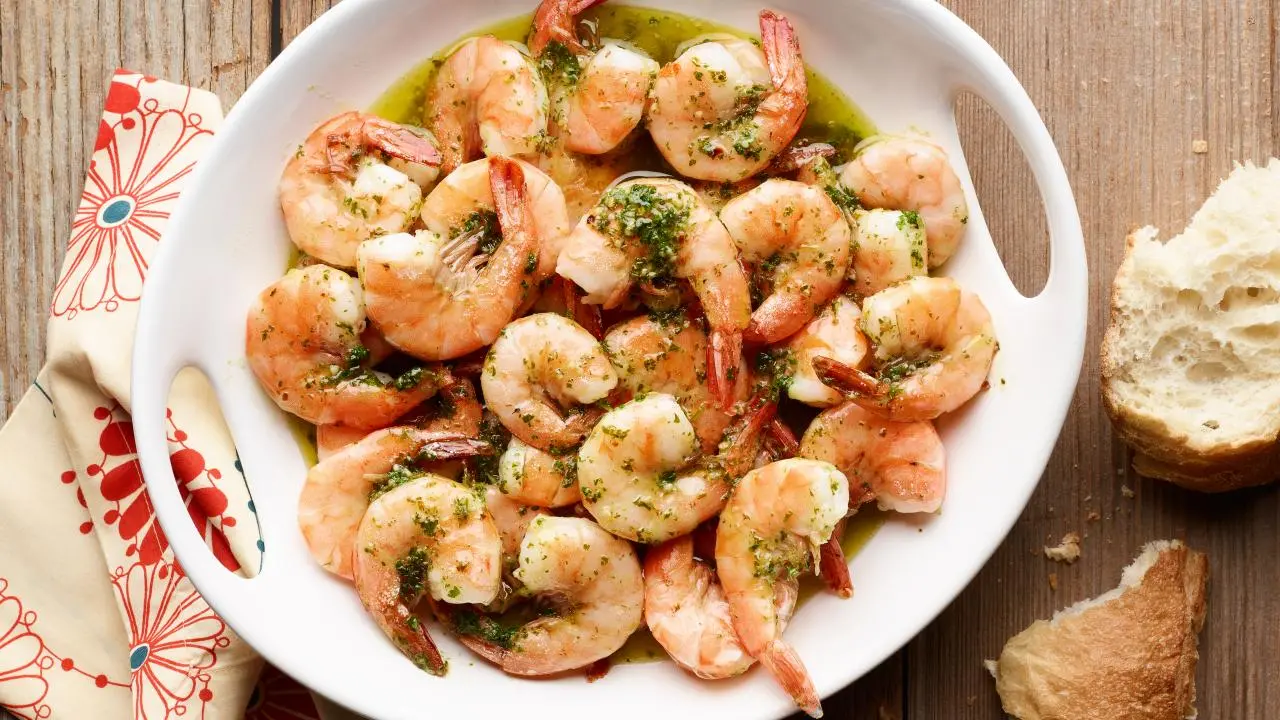 Oven-Baked Lemon Garlic Shrimp