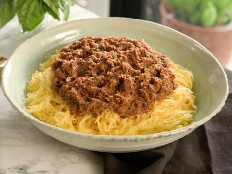 Easy Vegetable Bolognese with Spaghetti Squash