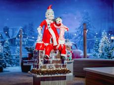 Team Sugar Snowflakes' creation "Jolly Old St. Nick," as seen on Holiday Wars, Season 3.