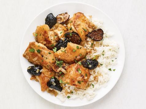 Spiced Chicken Thighs with Dried Figs