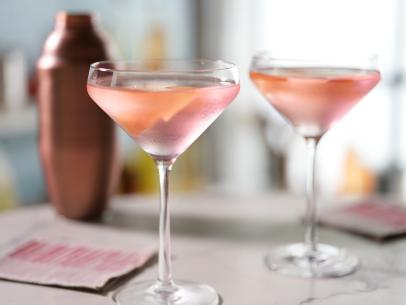 Geoffrey Zakarian makes his Pink Gin Martini, as seen on The Kitchen, season 30.