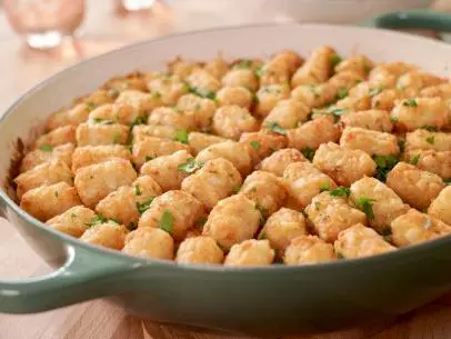Beauty shot of Molly's Paprikash Hotdish, as seen on Girl Meets Farm: Our Farmhouse Restoration.