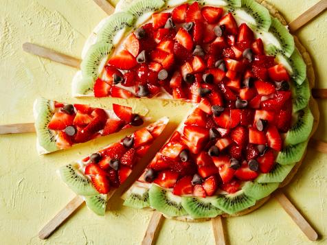 Strawberry Kiwi "Watermelon" Cookie Wedges