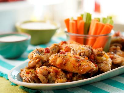 Jeff Mauro makes his Crispy Oven-Fried M-80 Chicken Wings, as seen on Food Network's The Kitchen, Season 31
