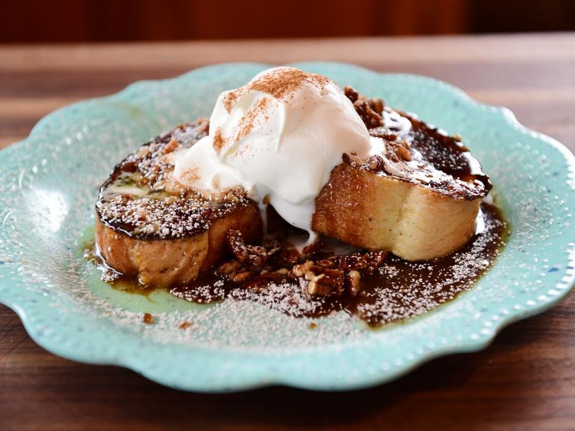 Close-up of Butter Pecan French Toast, as seen on The Pioneer Woman, season 31.