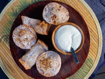 Rocco DiSpirito’s Fried Apple Hand Pies, as seen on Guy’s Ranch Kitchen Season 6.