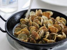sauteed clams served in a local seafood restaurant