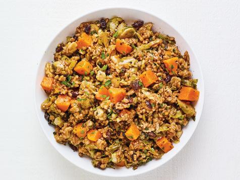 Farro Pilaf with Autumn Vegetables